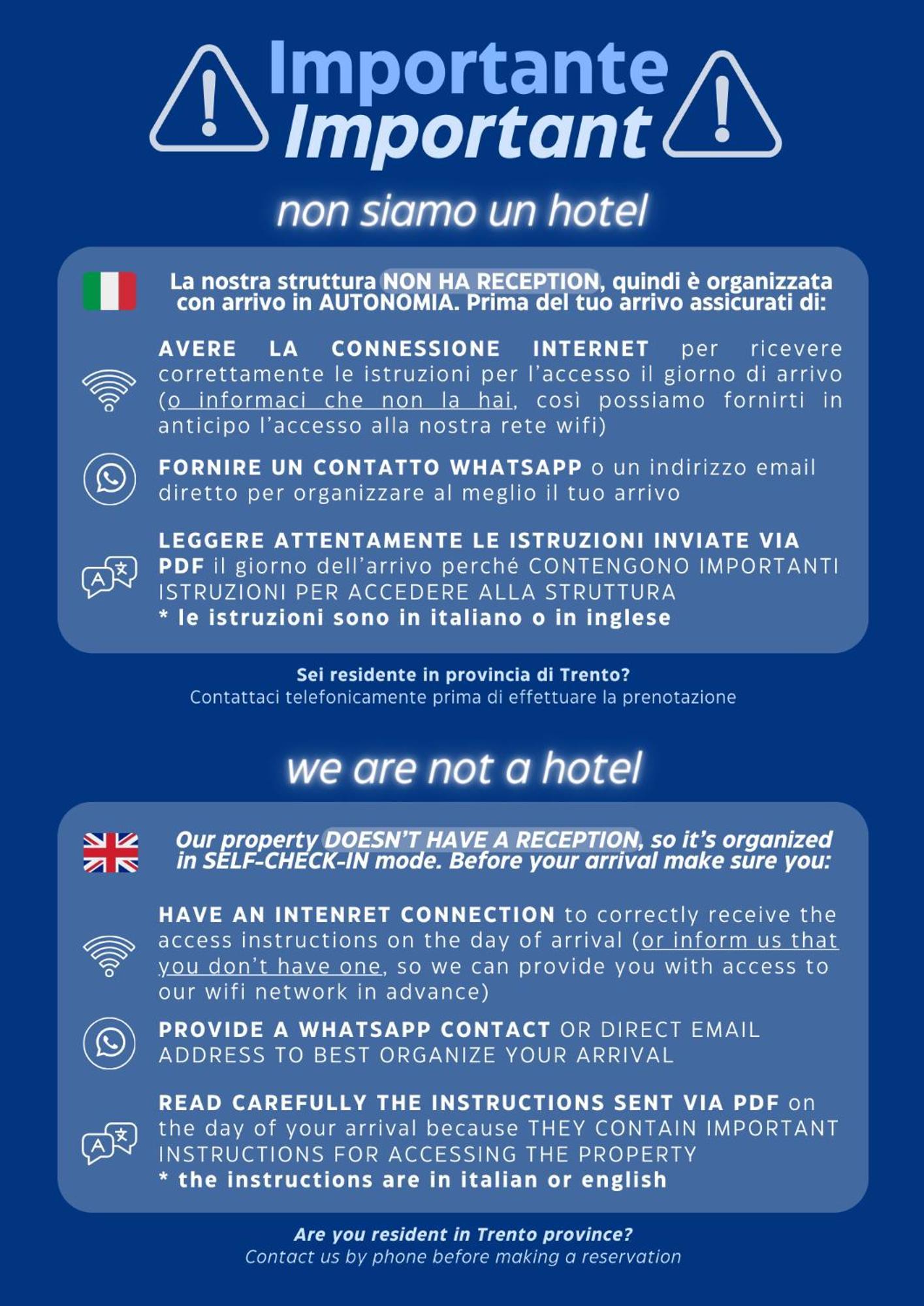Hotel House Of Bruno - No Reception à Trente Extérieur photo